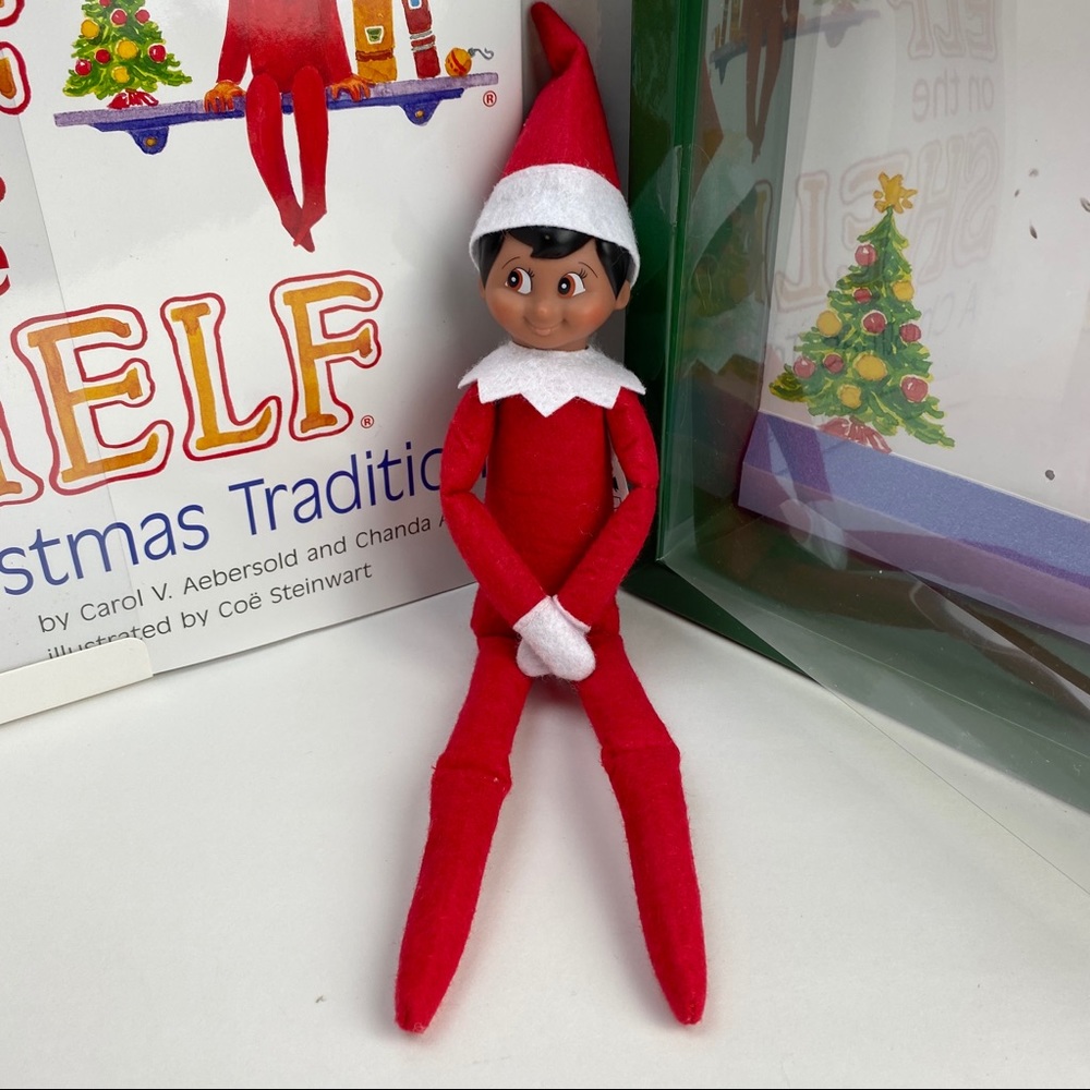 Elf on the Shelf Open Box Set of Boy Doll and Book - Picture 9 of 16